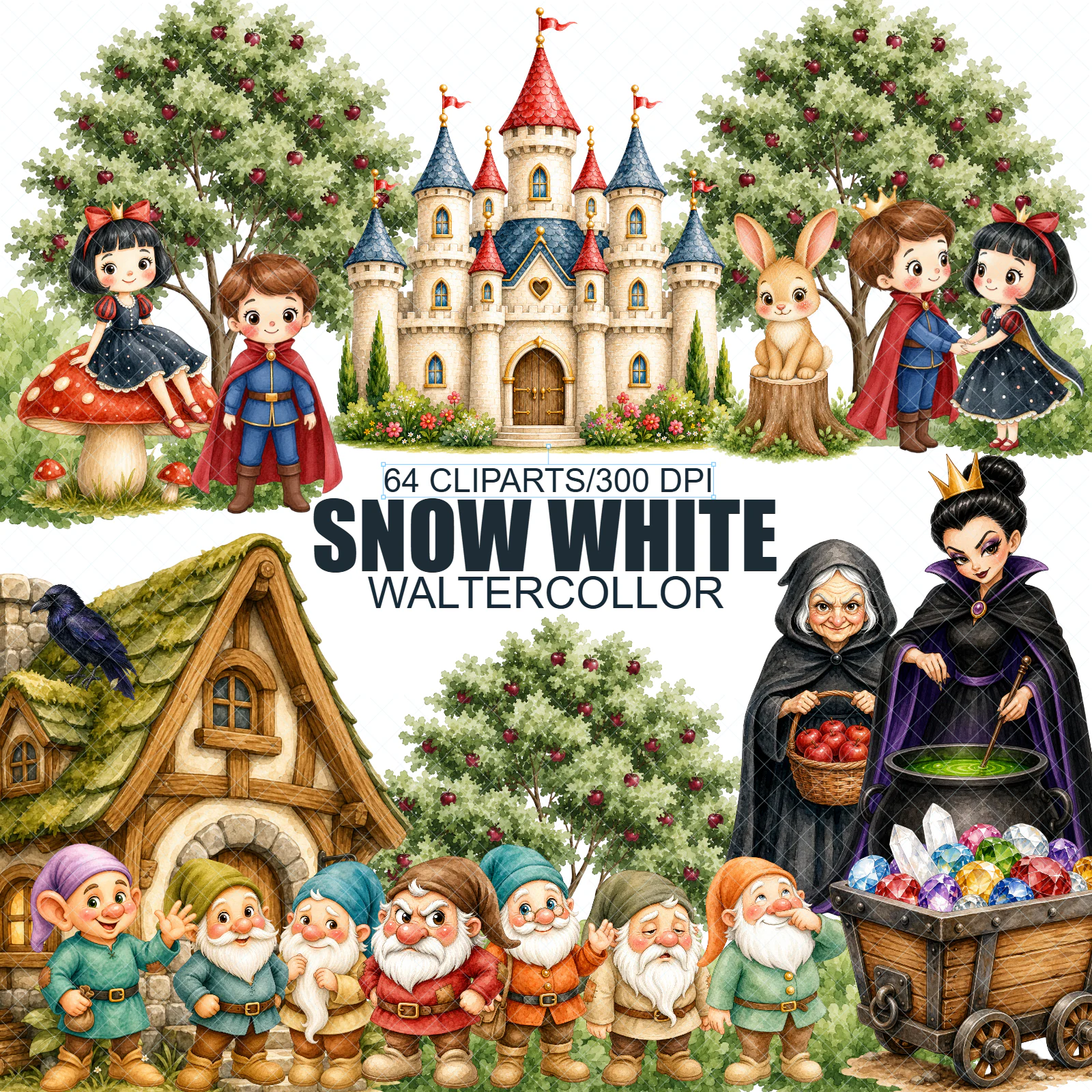 Kit Branca De Neve Premium - Colecao 1