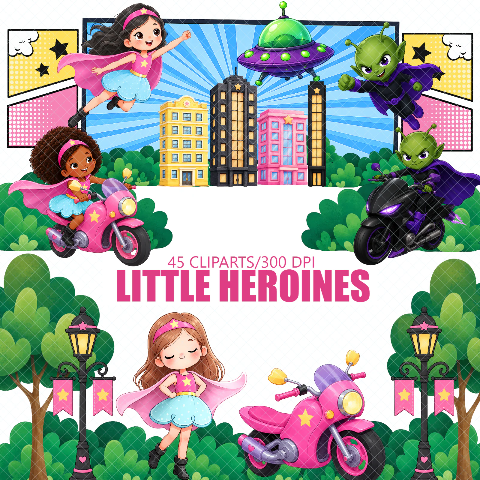 Kit Meninas Heroinas - Colecao 1