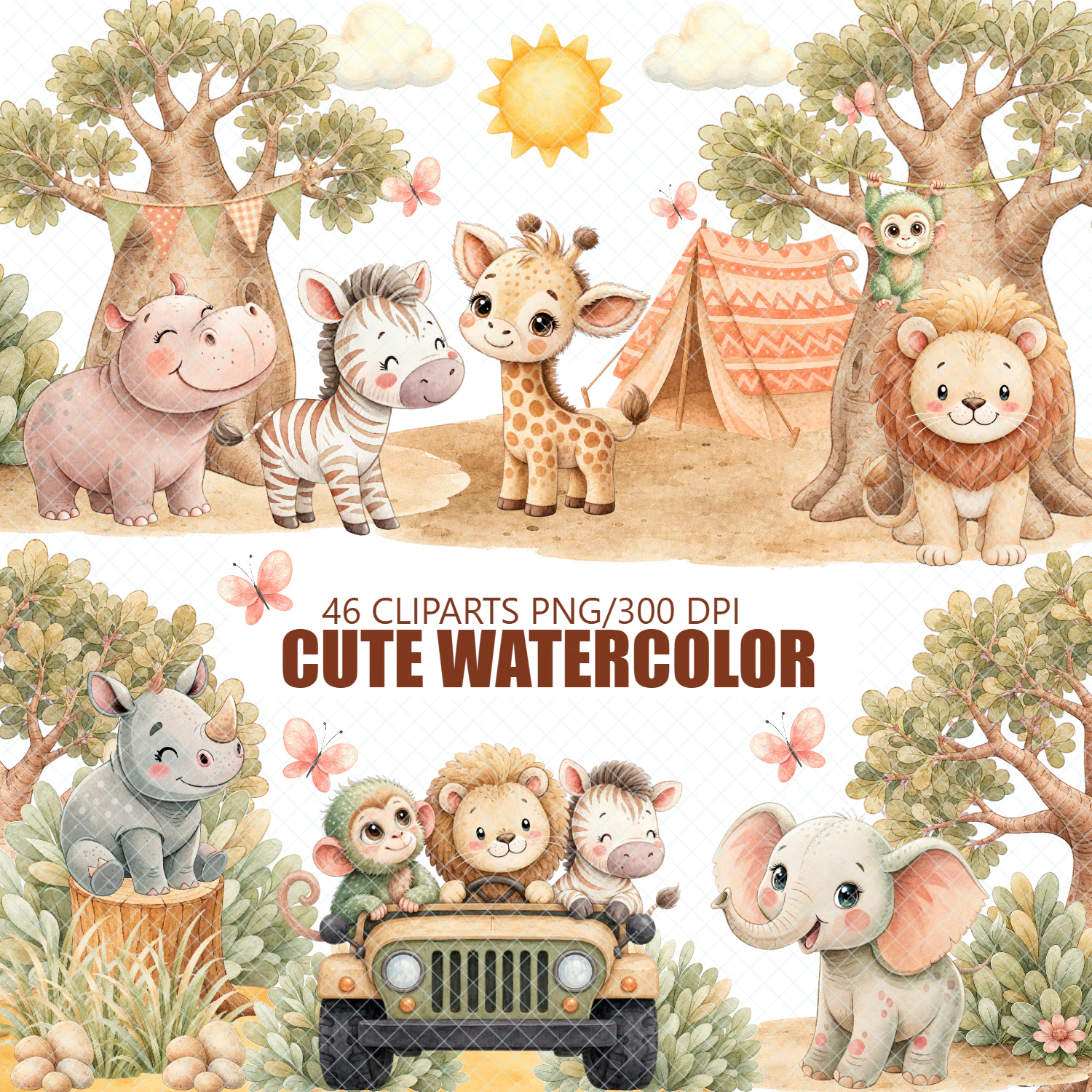 Kit Safari Magic Jungle - Colecao 1