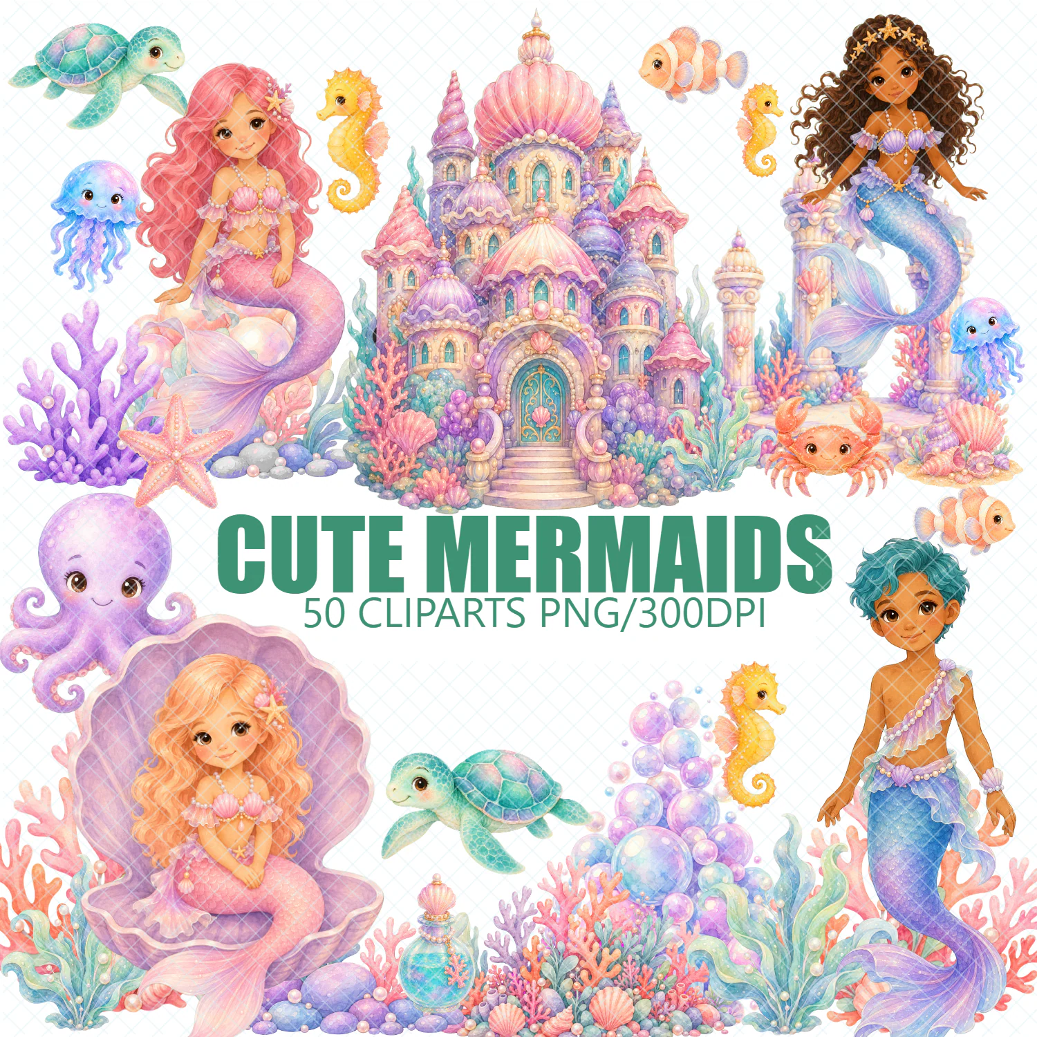 Kit Sereia Encantada - Colecao 1