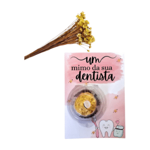 Cartão Dentista Rosa